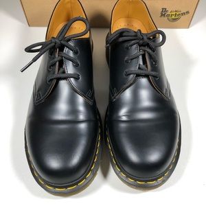 Dr Martens 1461 Black 3-Eye Gibson Shoes